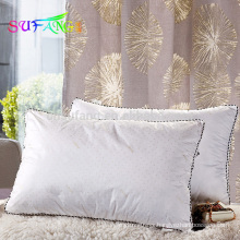 Hotel pillow/High quality design direct factory made hotel square pillow/washable pillow